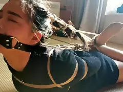 Chinese bondage - Far-out hogtie